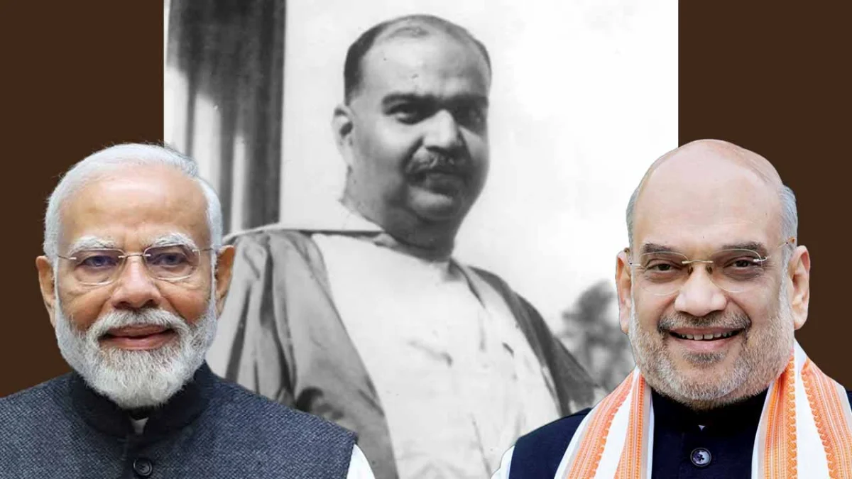 PM Modi, Amit Shah Honor Syama Prasad Mookerjee on 125th Birth Anniversary; Shah Targets Nehru Over 1950 Pact