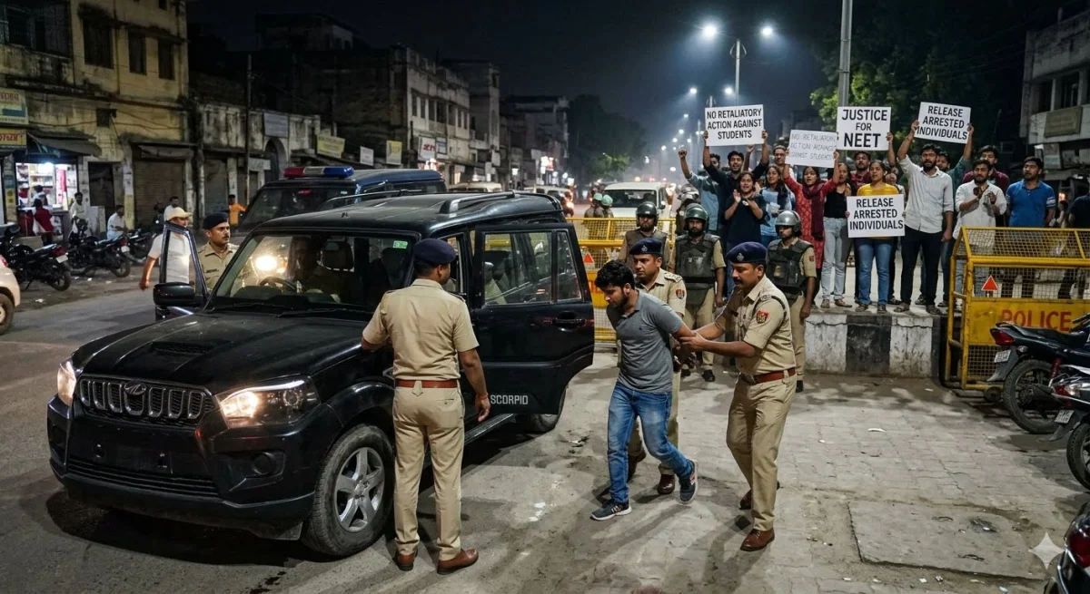 High-Stakes Clash Erupts Over Alleged Student 'Abductions' in Prayagraj; Police Dismiss Claims, Identify Arrested Individuals as Outsiders.
