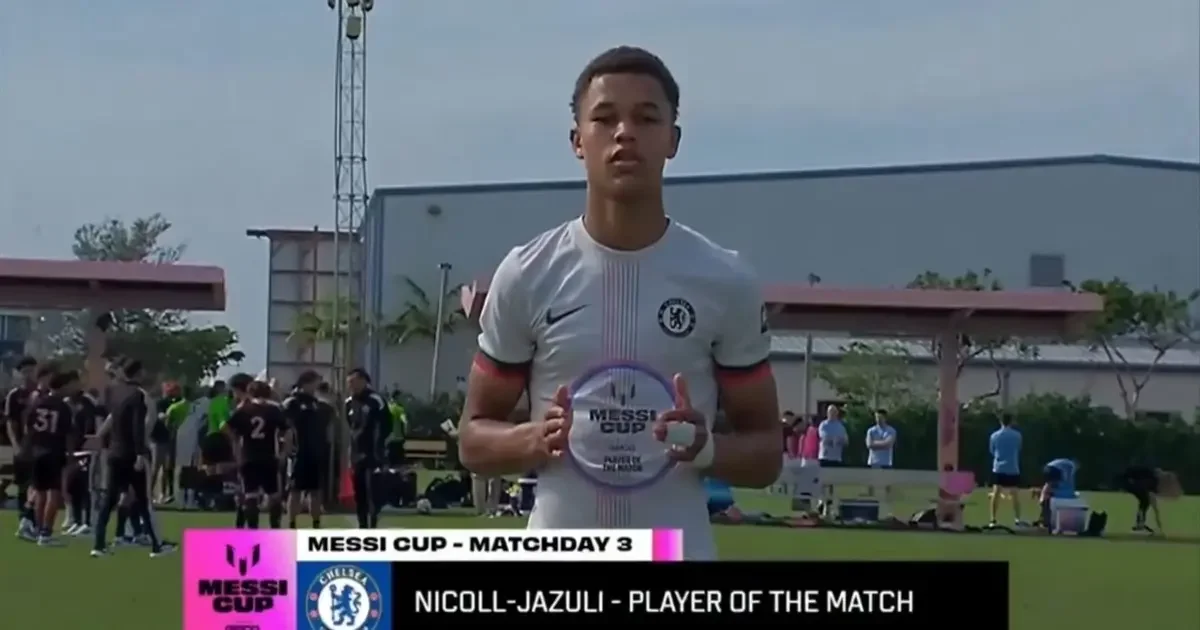 Image showing Nicoll Jazuli Getting Player of the Match