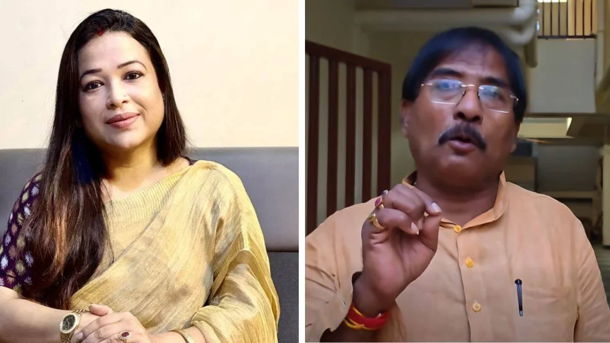 Meeting Between BJP MP Jagannath Sarkar and TMC's Tina Bhowmik Saha Sparks Speculation Over Nadia Zilla Parishad