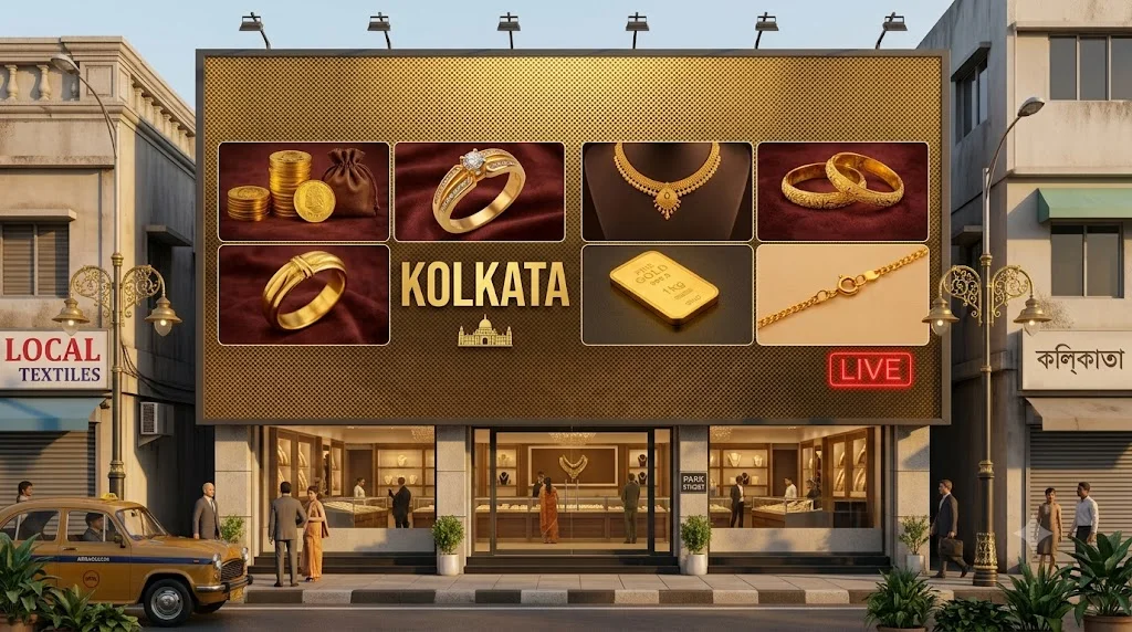 Gold Rate Today Kolkata 22 Aug 2026 : Live 18K, 22K & 24K Prices