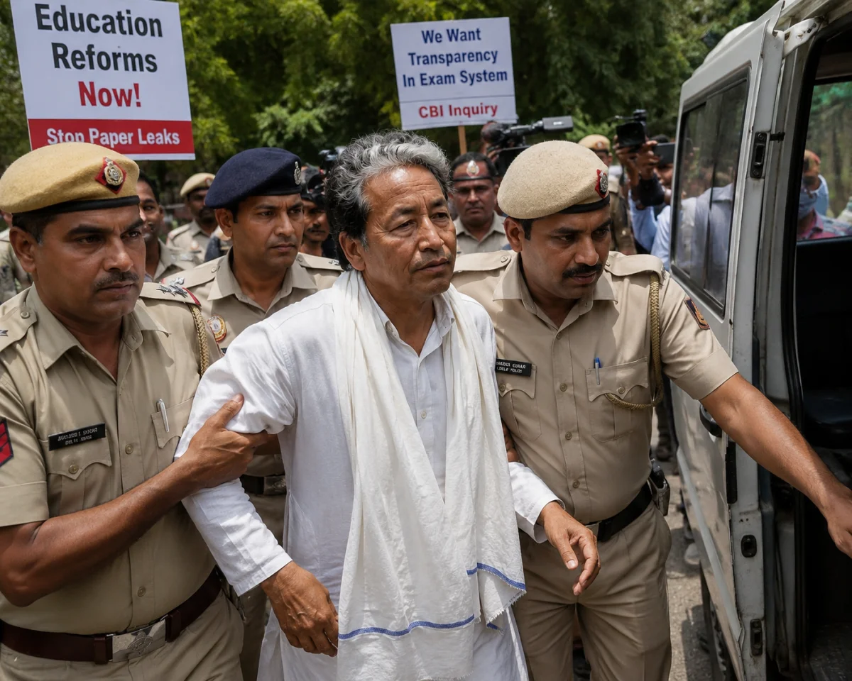 Sonam Wangchuk Shifted from Jantar Mantar Protest Site After Health Concerns During Hunger Strike