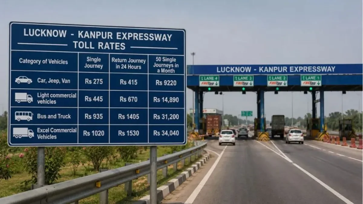 Lucknow-Kanpur Expressway Opens With Barrier-Free FASTag Toll System