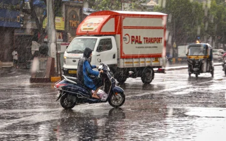 UP Monsoon Rain: Heavy Downpour Floods Cities as IMD Issues Alert