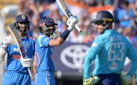 India vs England 1st ODI: Axar, Washington Shine in 6-Wicket Win