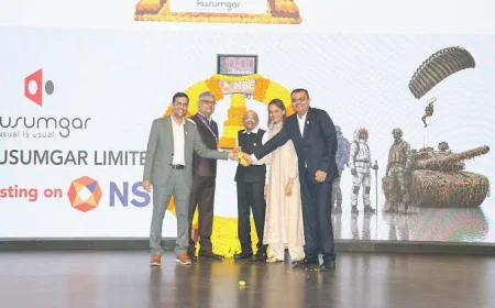 Kusumgar Makes Blockbuster Debut with 36% Premium; Rich Valuations Focus Market on Execution