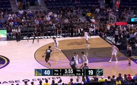 Lee Hyun-jung Outshines #2 Pick Peterson as Spurs Dominate Jazz in Summer League