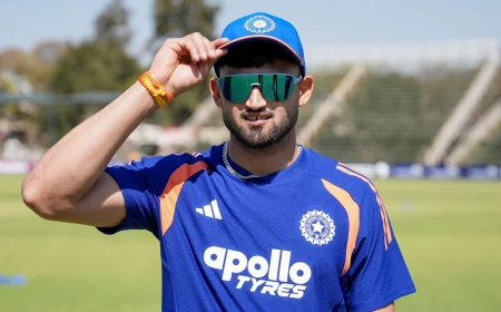 Who is Ashok Sharma? Meet India's debutant fast bowler against Zimbabwe