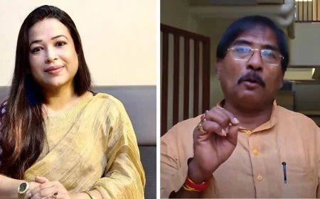 Meeting Between BJP MP Jagannath Sarkar and TMC's Tina Bhowmik Saha Sparks Speculation Over Nadia Zilla Parishad