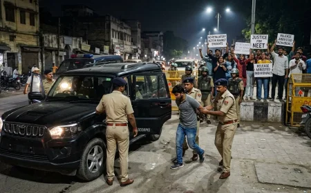 High-Stakes Clash Erupts Over Alleged Student 'Abductions' in Prayagraj; Police Dismiss Claims, Identify Arrested Individuals as Outsiders.