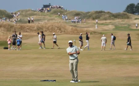 154th Open Championship Tees Off at Baked Royal Birkdale Amid High English Hopes