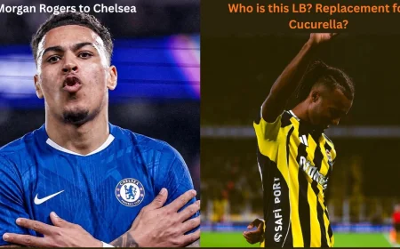 Morgan Rogers to Chelsea and Cucurella Replacement in Chelsea Transfer Window