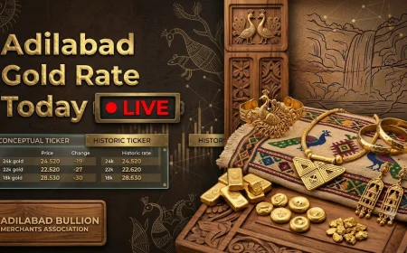 Today Gold Rate in Adilabad: Live 18K, 22K & 24K Prices