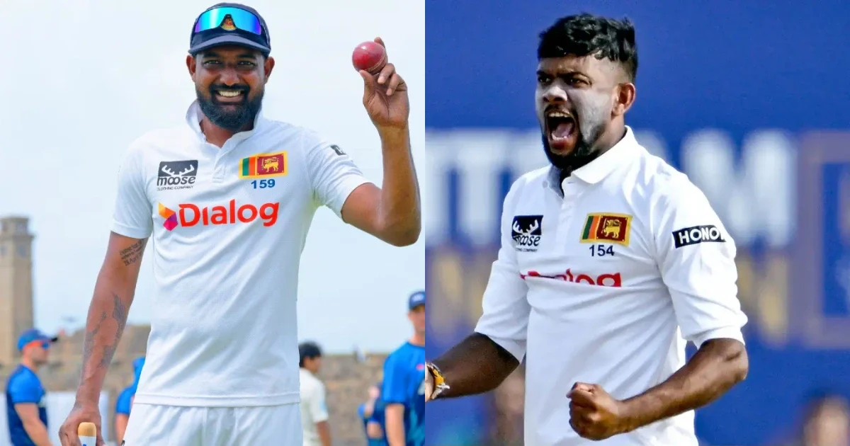 Prabath Jayasuriya and ramesh mendis two sri lankan spinners