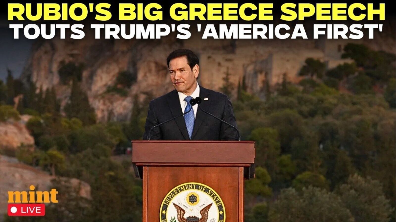 Marco Rubio Greece: Official Stance on Unapologetic US Power Shift