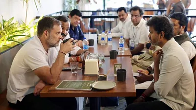 Rahul Gandhi meets Vijay: Exclusive Details on Their Chennai Cafe Talk