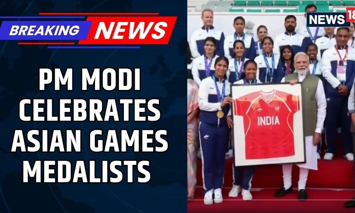 PM Modi Asian Games Stars Honored: Exclusive 85 Medal Celebration